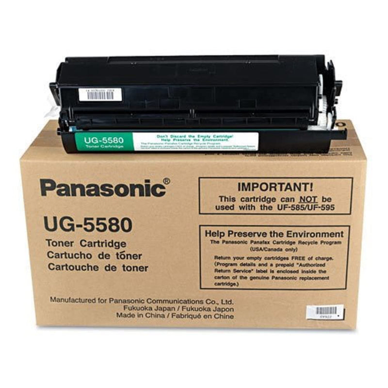 Panasonic Genuine OEM UG5580 (UG-5580) Black Toner Cartridge (9K YLD)