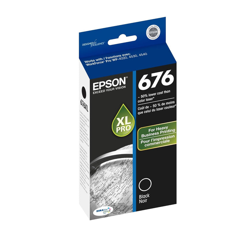 T676XL120-S EPSON 676XL BLACK INK WORKFORCE PRO 4020/4530/4
