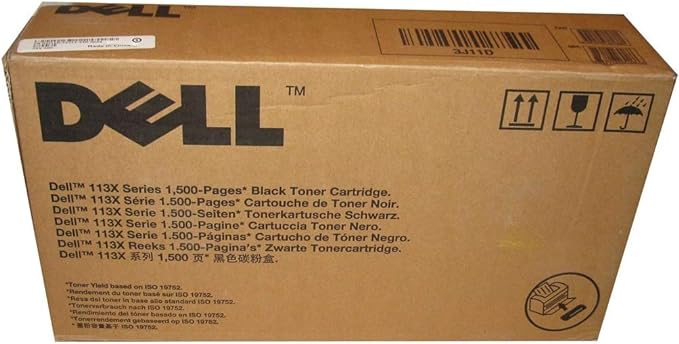 Dell Genuine OEM 3J11D (P9H7G / 330-9524) Standard Yield Black Toner Cartridge (1.5K YLD)