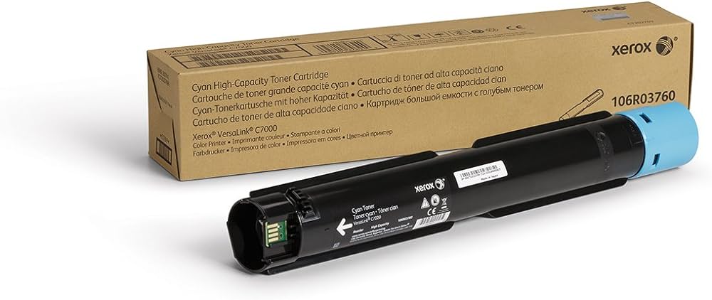 106R03760 Xerox TONER CARTRIDGE GENUINE CYAN HIGH CAP