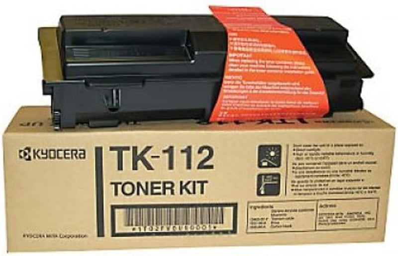 Kyocera Mita Genuine OEM TK112 Black Toner Cartridge (1T02FV0US0) (6K YLD)