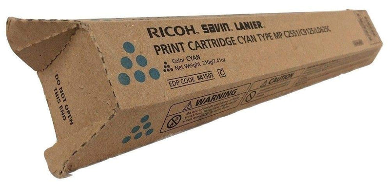 Ricoh Genuine OEM 841503 Cyan Toner Cartridge (9.5K YLD)