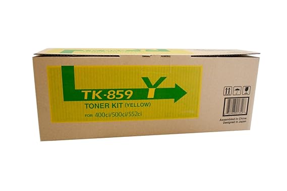 Copystar Genuine OEM TK859Y (TK-859Y) Yellow Toner Cartridge (18K YLD)