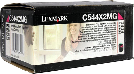 C544X2MG Lexmark  C/X544,546,X548 Magenta 4K Toner Ca