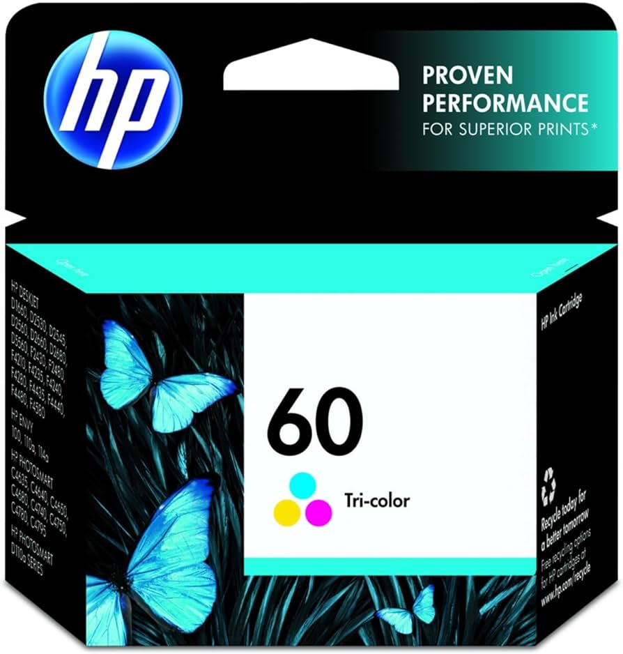 HP 60 Tri-Color Ink Cartridge