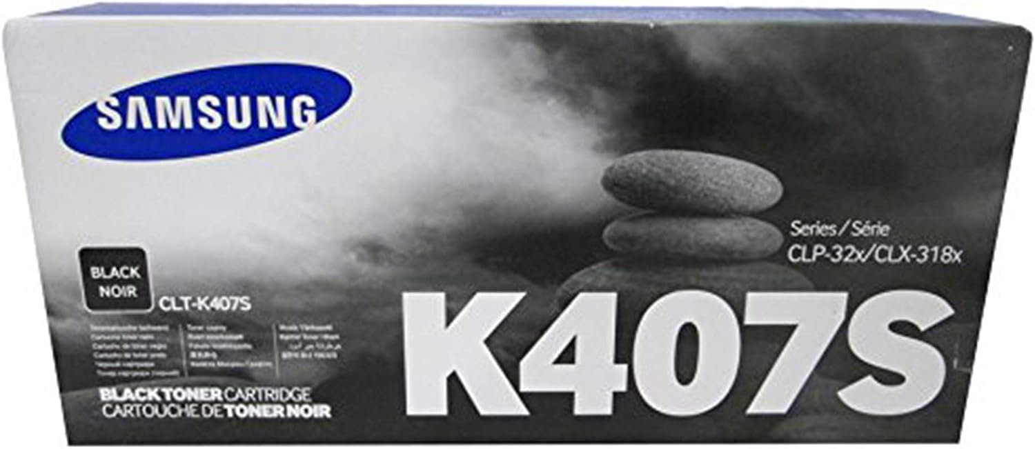 Samsung CLX3185 Black Toner Cartridge, Genuine OEM (CLT-K407S, SU134A) - toners.ca  toners.ca
