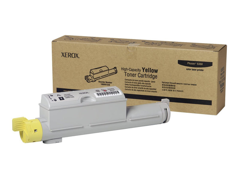 106R01220 PHASER 6360 YELLOW HIGH CAPACITY TONER CARTRIDGE
