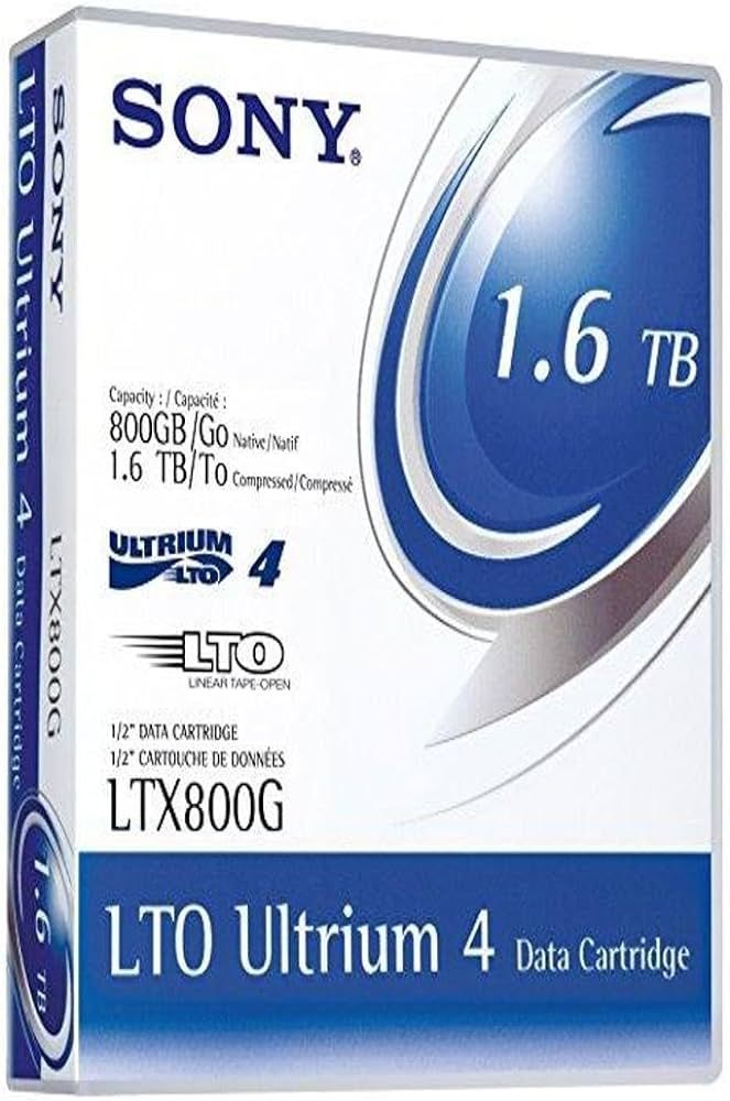 Sony LTO4 Ultrium 4 800/1.6TB Data Cartridge