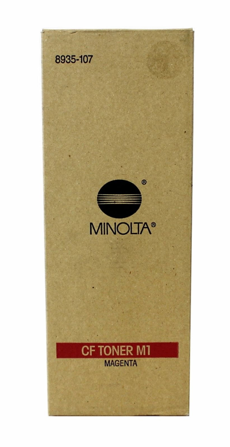 Konica Minolta Genuine OEM 8935107 (8935-107) Magenta Toner Cartridge (M1) (10.7K YLD)