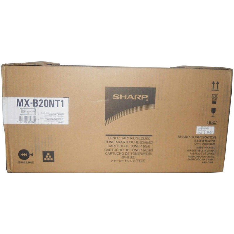 Sharp Genuine OEM MXB20NT1 (MX-B20NT1) Black Toner Cartridge (8.2K YLD)