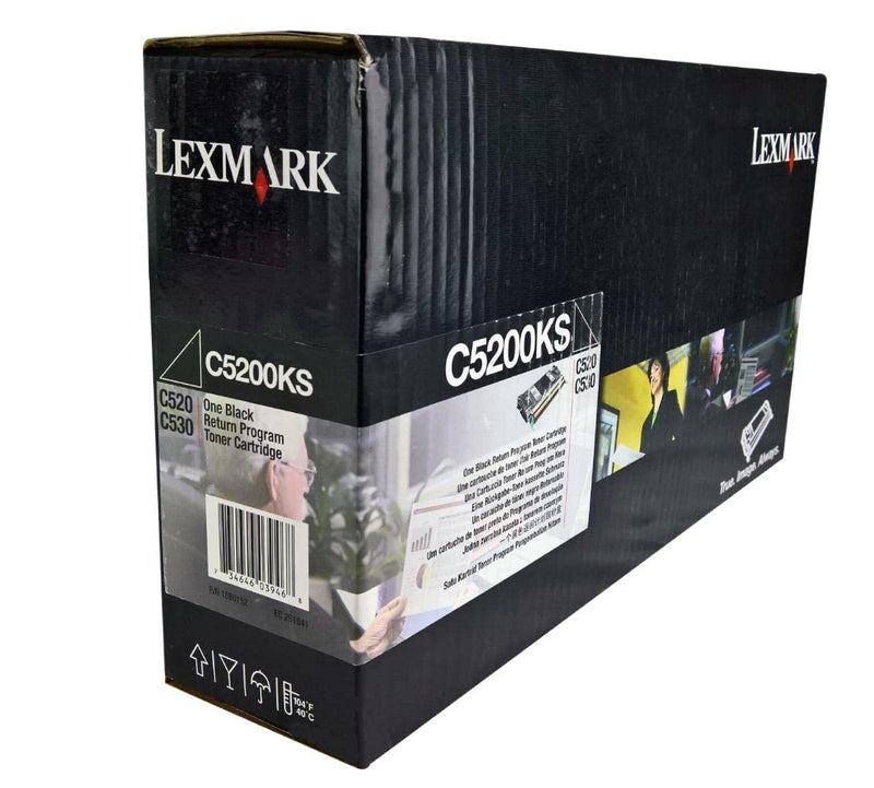C5202KS Lexmark  C520,530 Black 1.5K Toner Cartridge