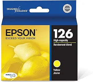 T126420-S EPSON DURABRITE ULTRA INK YELLOW, WORKFORCE 60/520