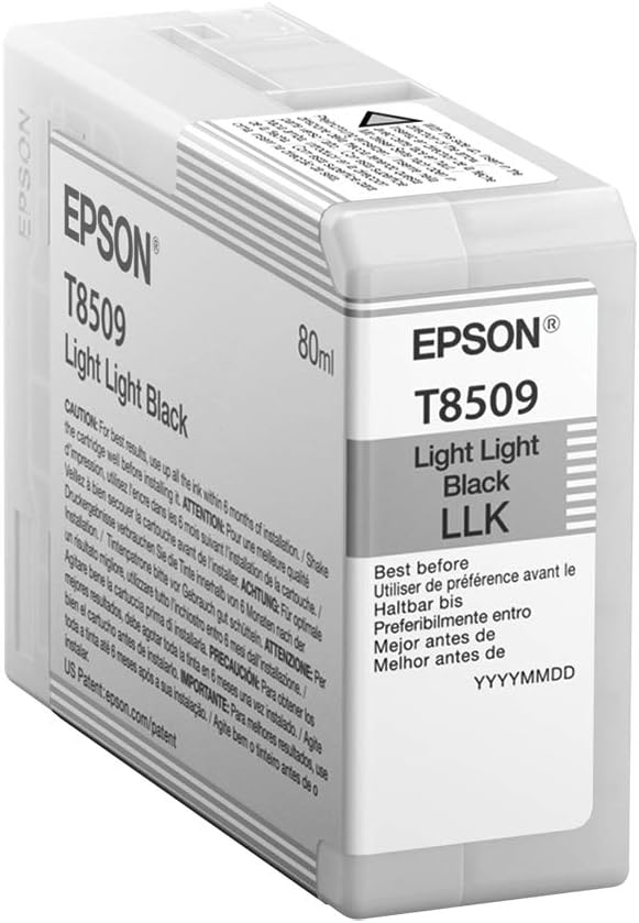 T850900 EPSON ULTRACHROME HD LIGHT LIGHT BLACK INK 80ML/SURE