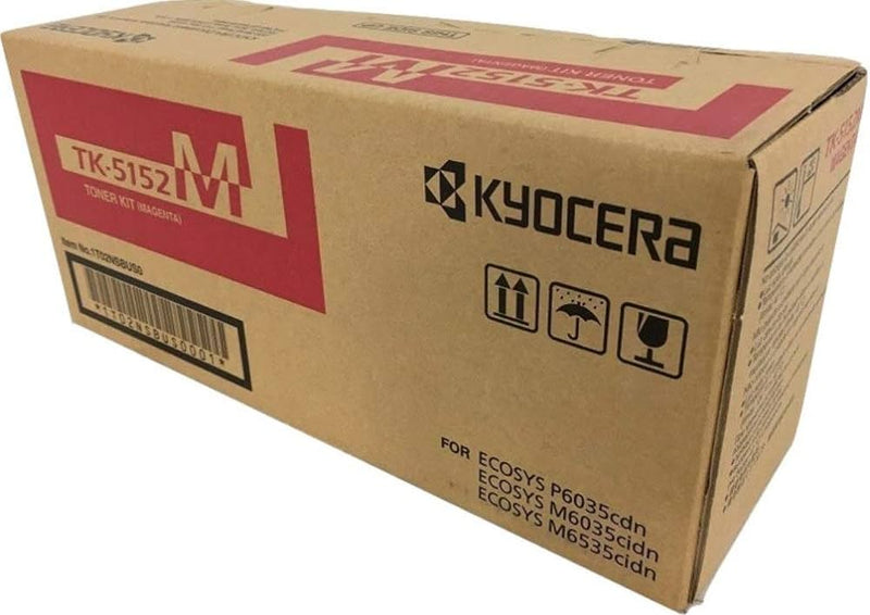 Kyocera Genuine OEM TK5152M (1T02NSBUS0) Magenta Toner Cartridge (10K YLD)