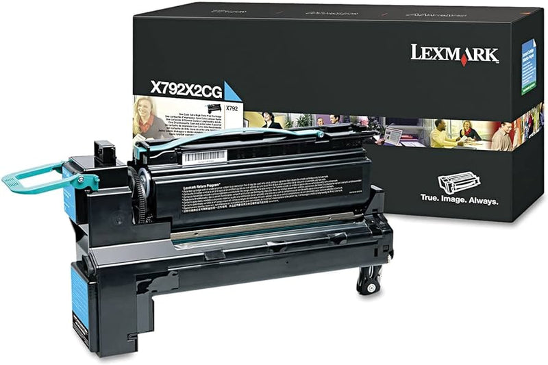 X792X2CG Lexmark  X792 Cyan 20K Print Cartridge