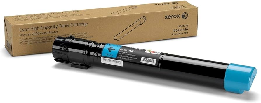 106R01436 PHASER 7500 HIGH CAPACITY TONER CARTRIDGE CYAN