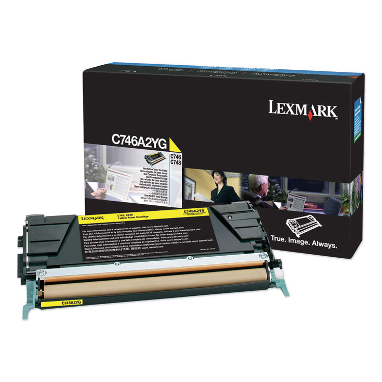 C746A2YG Lexmark  C746,748 Yellow 7K Toner Cartridge
