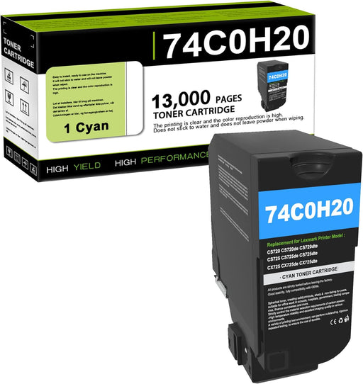 74C0H20 CS725 Cyan HY Toner