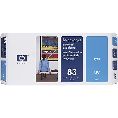 HP 83 UV Cyan Printhead and Cleaner