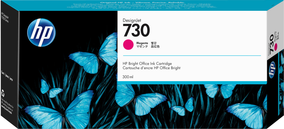HP 730 300-ml Magenta Ink Cartridge
