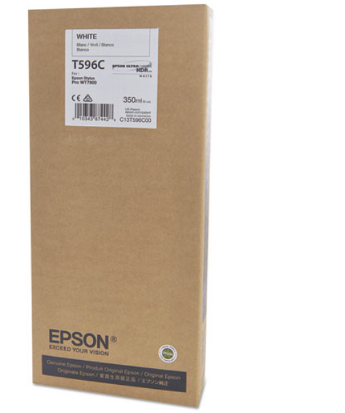 T642C00 Epson White Ink 150ml for WT7900 PrinterT642C00