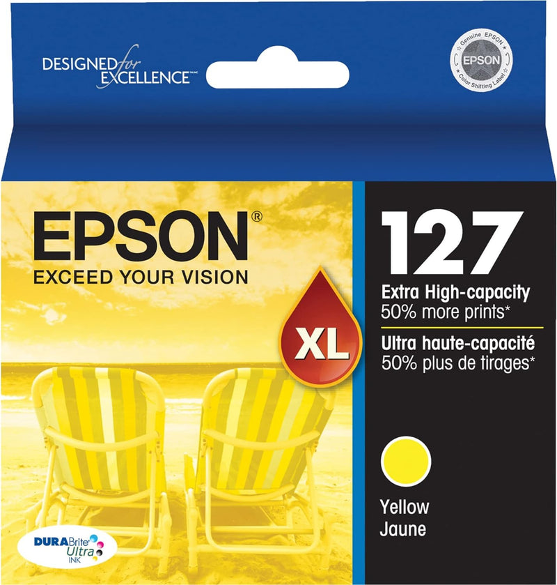 T127420-S EPSON DURABRITE ULTRA INK YELLOW, EXTRA HIGHCAP.