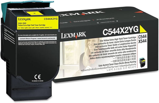 C544X2YG Lexmark  C/X544,546,X548 Yellow 4K Toner Car