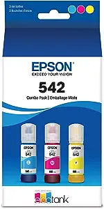 T542520 Epson 542 Pigment Color Combo Ink Bottles