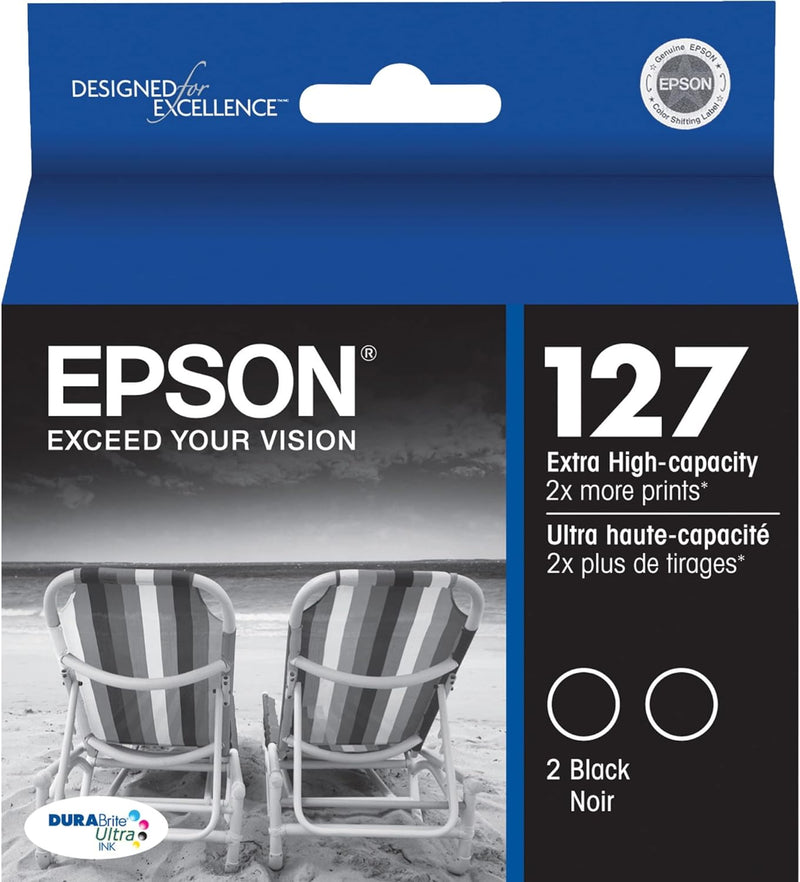 T127120-D2 EPSON T127 EHY BLK DUAL PK