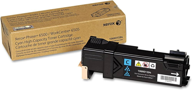 106R01594 PHASER 6500/WORKCENTRE 6505, HIGH CAP. CYAN TONER