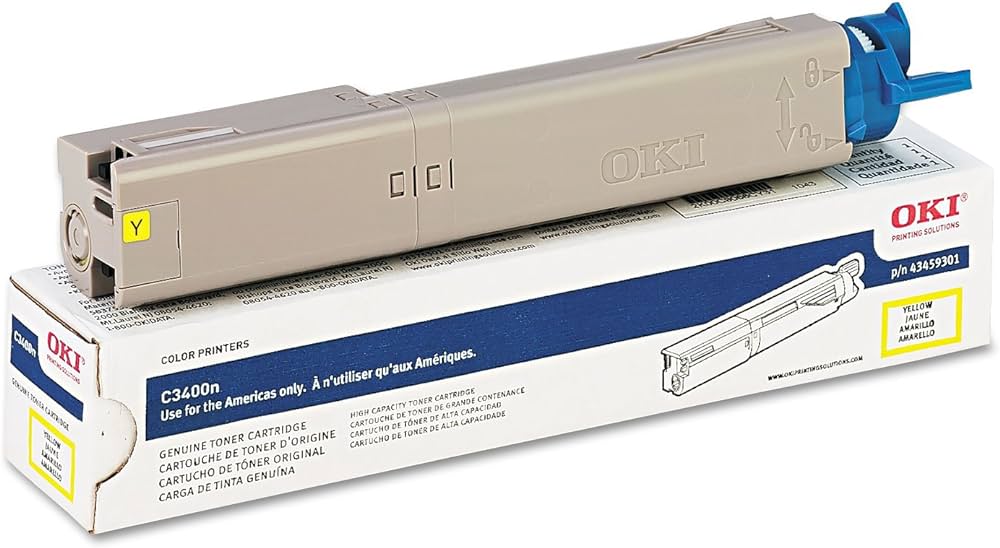 43459301 C3400N/C3530NMFP/C3600N HC YELLOW TONER CARTRIDGE,