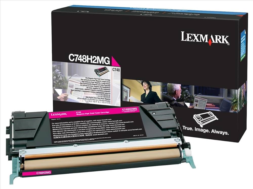 C748H2MG Lexmark  C/X748 Magenta 10K Toner Cartridge  toners.ca