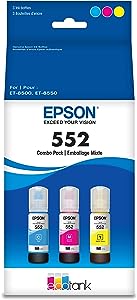 T552620 Epson 552 Dye Color Combo Ink Bottle