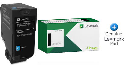 71C1XC0 Lexmark CS735de/CS737dze Cyan Toner 12.5k