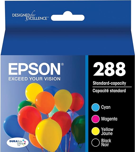 T288XL-BCS Epson EPSON T288 DuraBrite Ultra XL Black and Col