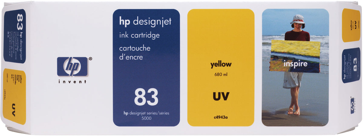 HP No. 83 UV Yellow Ink Cartridge