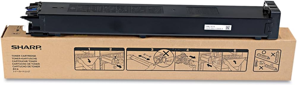 Sharp Genuine OEM MX31NTBA (MX-31NTBA) Black Toner Cartridge (18K YLD)