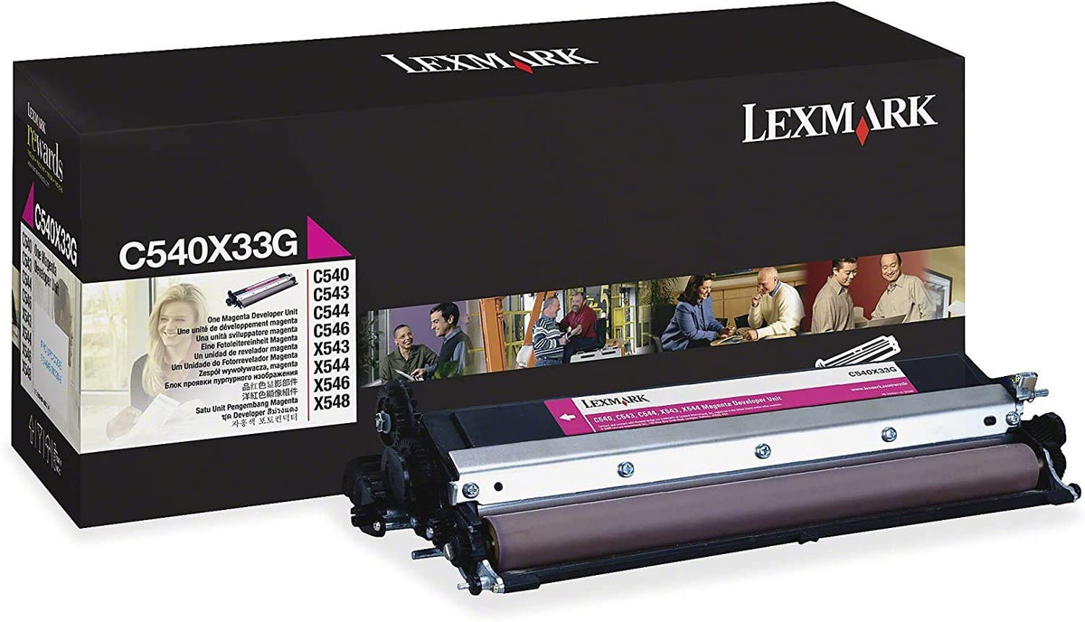 C540X33G C54X/X54X DEVELOPER UNIT, MAGENTA, 30K