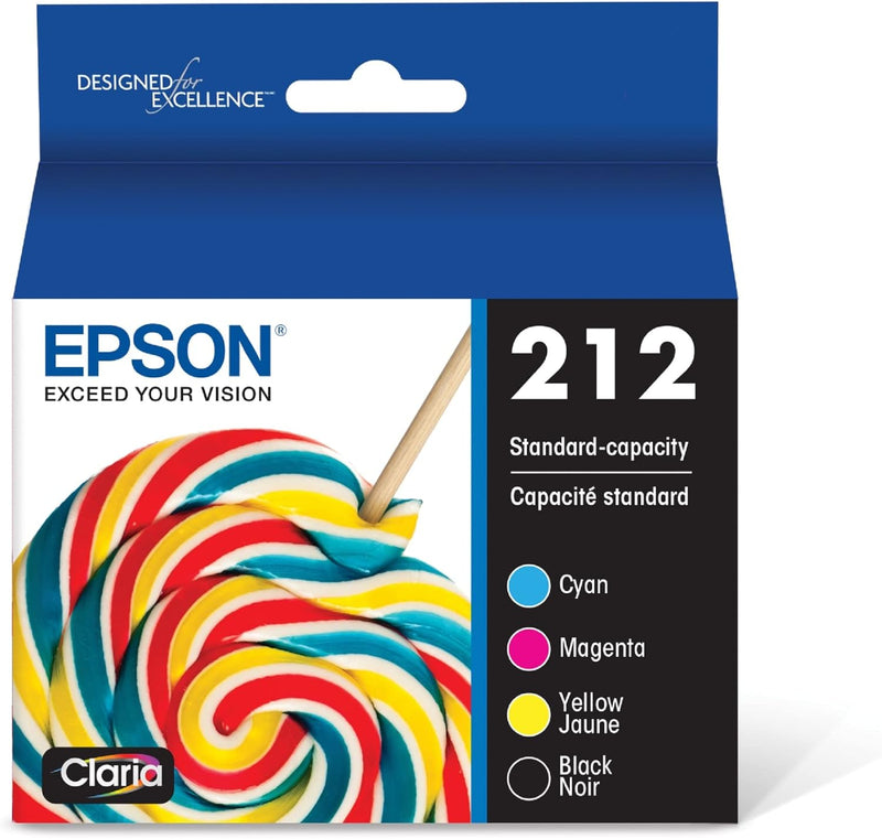 T212120-BCS Epson T212 Claria Black and Color Combo Pack Ink