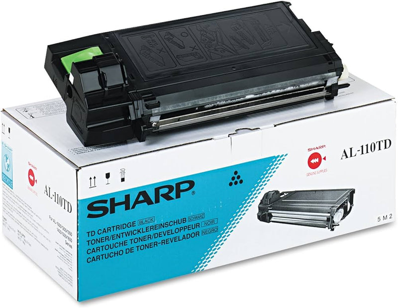 Sharp Genuine OEM AL110TD (AL-110TD) Black Toner Developer Cartridge (4K YLD)