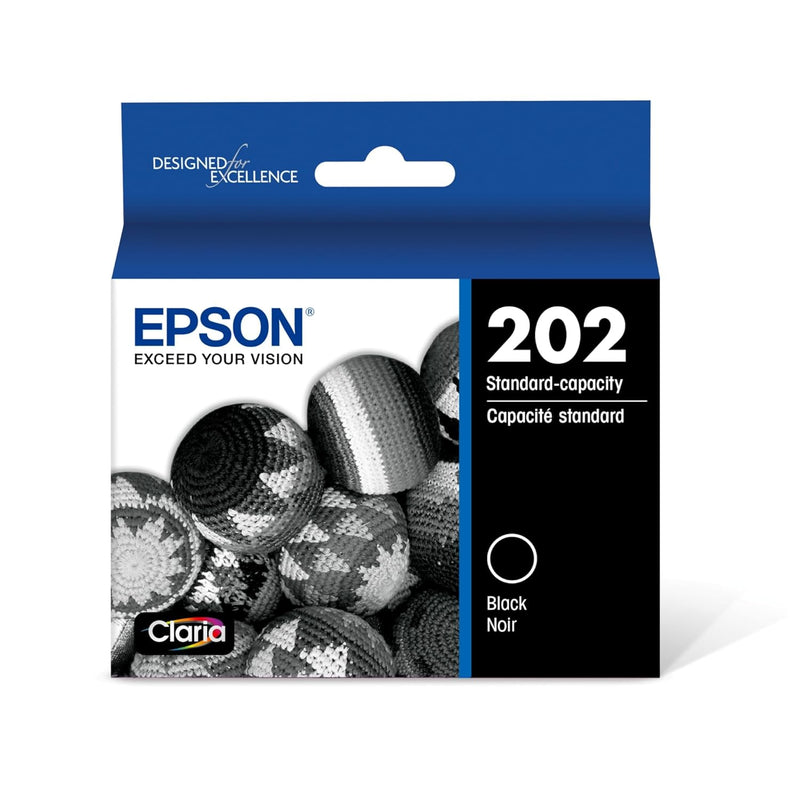 T202120-S EPSON T202 Black, DuraBrite Ultra Ink Cartridge,