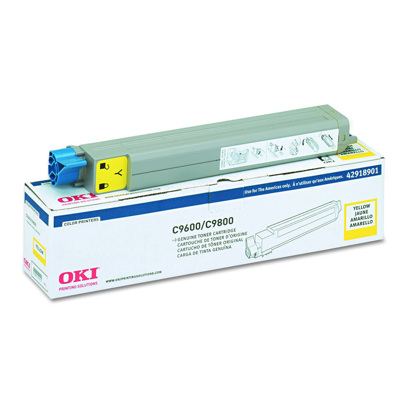 42918901 C9600/C9800 YELLOW TONER CARTRIDGE "TYPE C7"