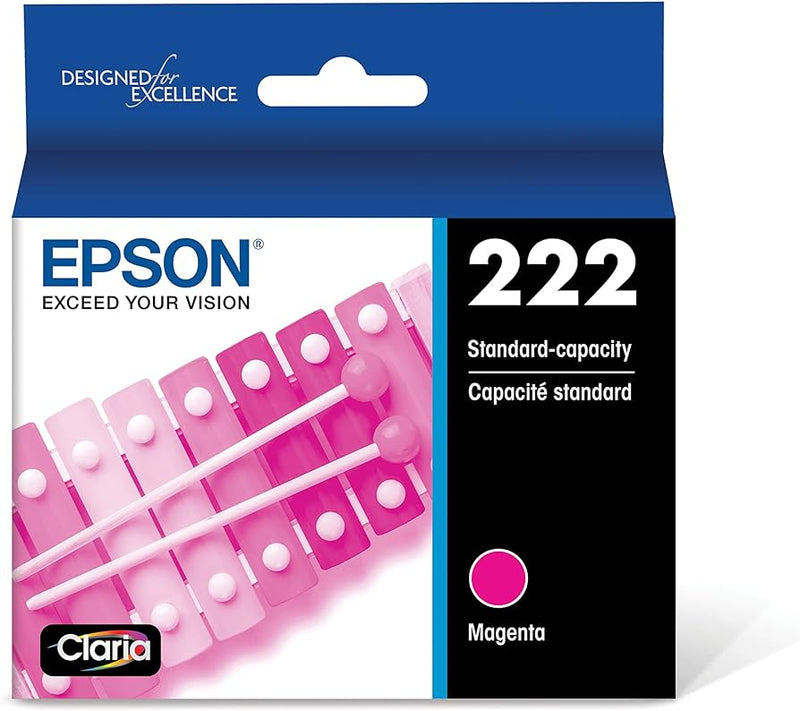 T222320-S Epson T222 Magenta Ink Cartridge, Standard Capacit