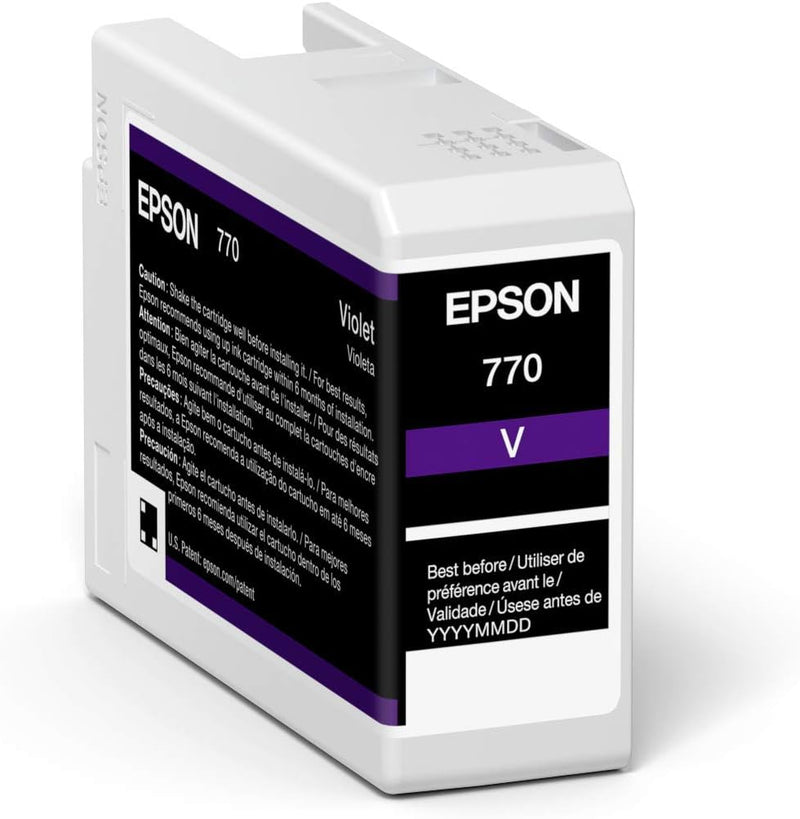 T770020 Epson Ultrachrome PRO10 Violet Ink Cartridge, 25MLT7