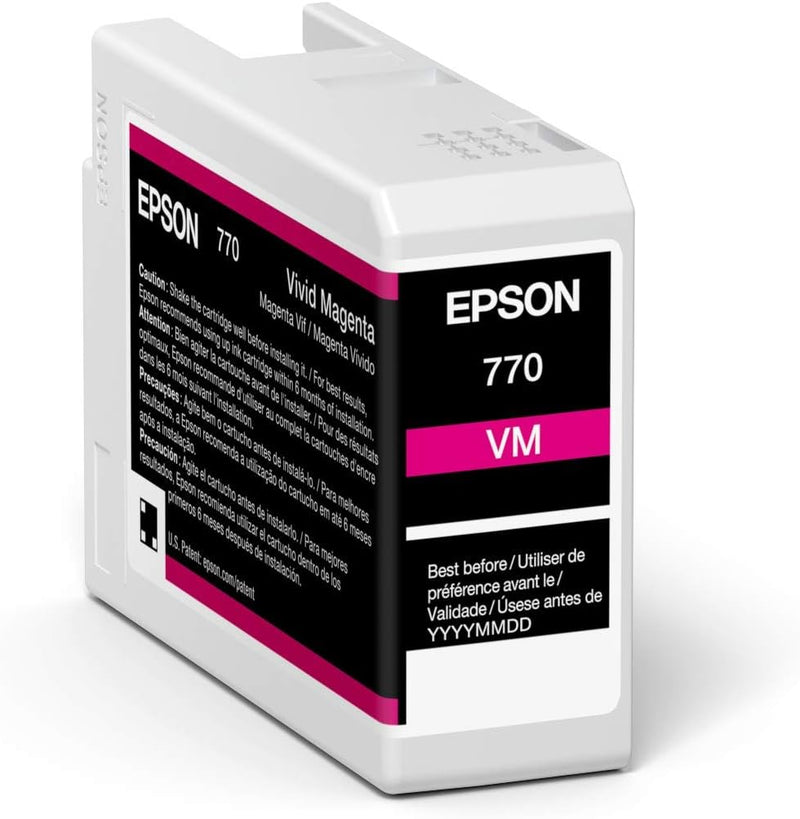 T770320 Epson Ultrachrome PRO10 Magenta Ink Cartridge, 25MLT