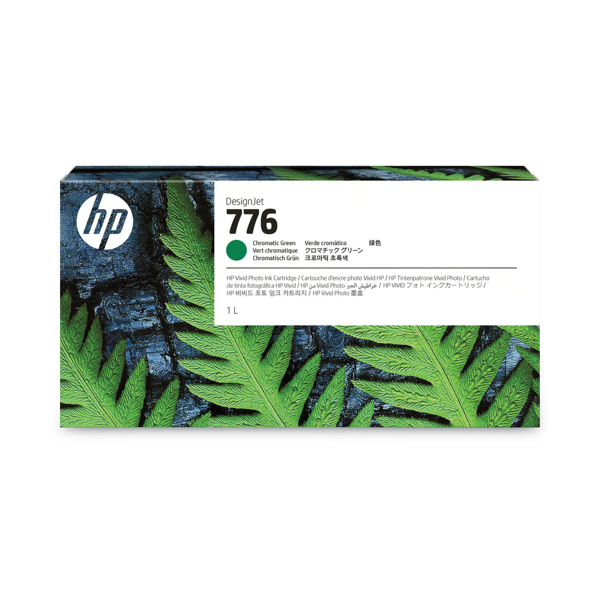 1XB03A HP HP 776 1L Chromatic Green DesignJet Ink Cartridge