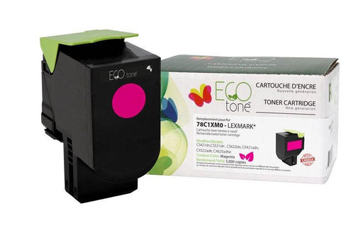 Lexmark CS421DN Magenta Toner Cartridge, Extra High Yield, Genuine OEM (78C0X20, 78C1XM0, 78C0XCG)