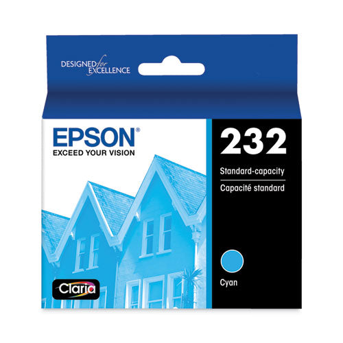T232220-S Epson T232 Cyan Ink Cartridge, Standard Capacity w