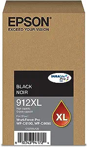 T912XL120Epson T912 High Capacity Black Original Ink Cartridge