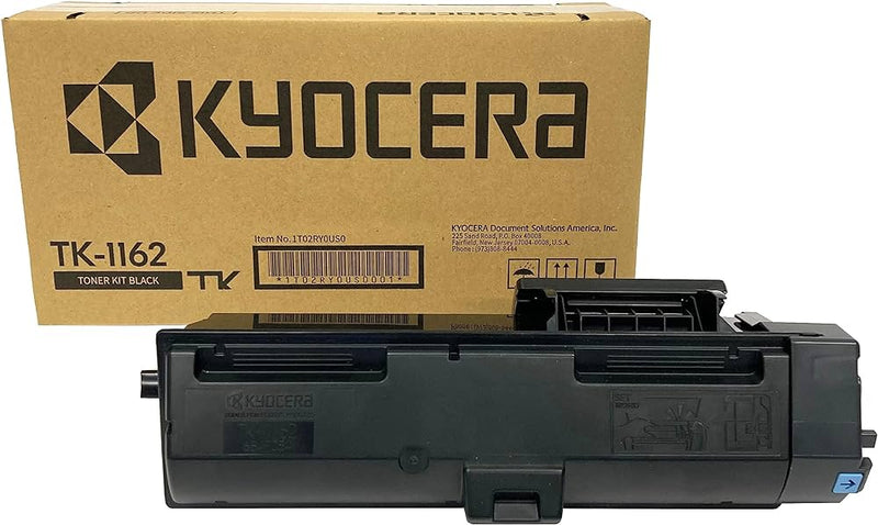 Kyocera Genuine OEM TK-1162 (1T02RY0US0) Black Toner Cartridge (7.2K YLD)